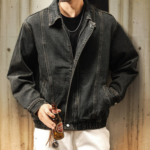 Vintage Wash Denim Jacket P1833